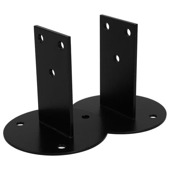 Himition 2pcs Handrail Brackets Metal Stairway Racks Heavy Duty Stair Handrail Supports Handrail Fittings