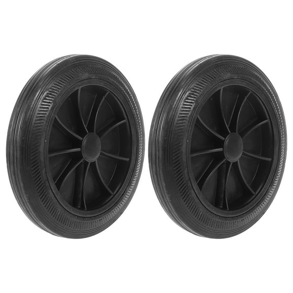 Himition 2-Pack Replacement Garbage Can Wheels for Trash Bins, Trash Container Wheels, Easy Install Replacement Wheels