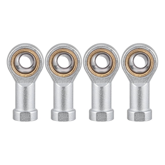 Himition 4 Pcs Thread Ball Joint Spherical Plain Bearing Fish Eye Female Rod Ends Bearing