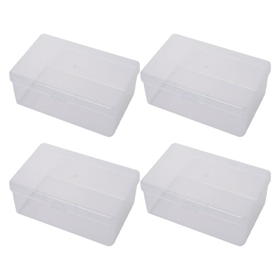 Himition 4pcs Cotton Pads Storage Box Useful Desktop Sundries Organizer ( )