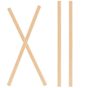 Himition 4pcs Dollhouse Decoration Furniture Accessory Diy Wood Strip Miniature Wall Border Strip