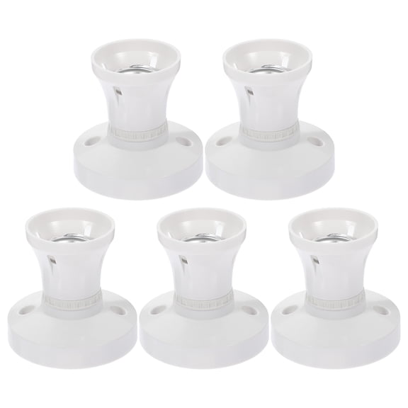 Himition 5pcs Ceiling Bulb Holders Chandelier Light Socket Adapters Bulb Socket for Light Fixtures(E27)