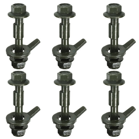 Himition 6pcs Cam Bolt Wheel Alignment Camber Bolt Heavy Duty Camber Adjusting Bolt 12mm