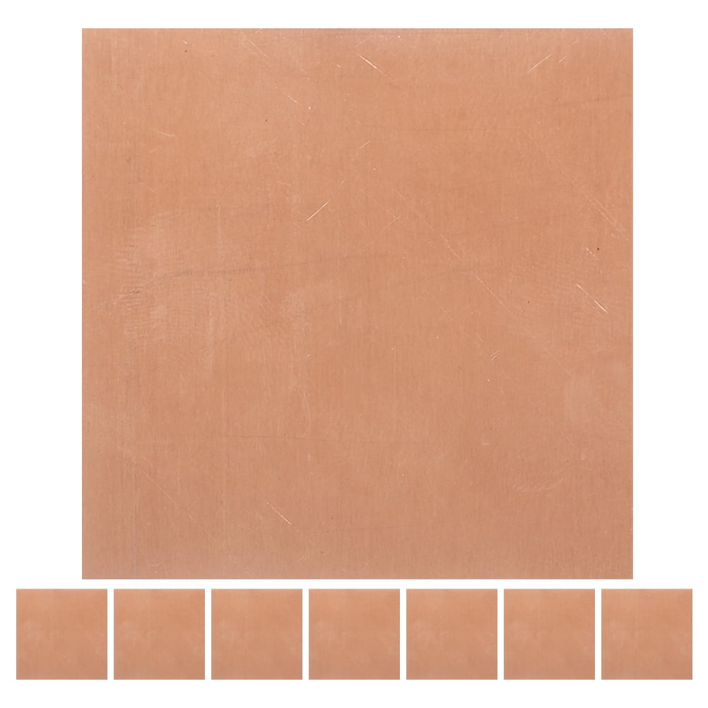 Himition 8 Sheets Copper Sheets Copper Plate Metal Sheets for Jewelry Making Crafting