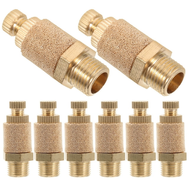 Himition 8pcs Air Pneumatic Silencer Flow Controlling Mufflers 1/8 Inch ...