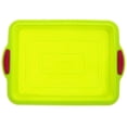 thumbnail image 1 of Himition Baking Plate Silicone Tray Portable Storage Cake Biscuit Bread Baking Tray for Home Store with Handle (Green), 1 of 6