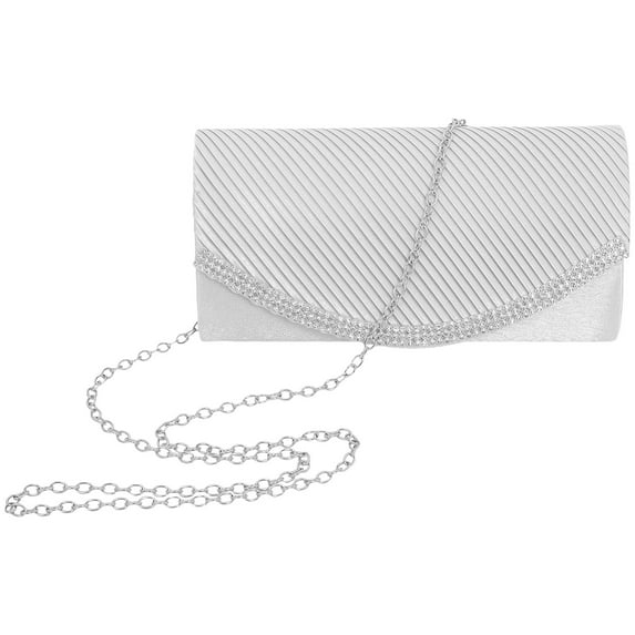 Himition Evening Bag Clutch Purse Women Envelope Evening Bag With Chain for Prom Wedding Party