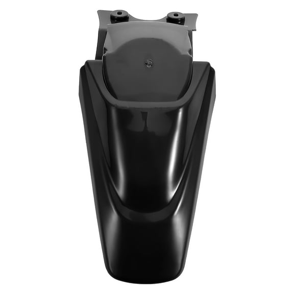 FELTECHELECTR Motorcycle Mudguard Black Plastic Rear Wheel Splash Guard with Easy Installation