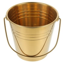 FELTECHELECTR Stainless-Steel Beverage Tub Golden 1Pcs for KTV Use