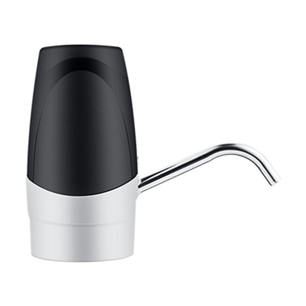Himition USB Rechargeable Bottled Water Pressure Feeder Electric Pumping Device Mineral Water Water-absorbing Machine (Black)