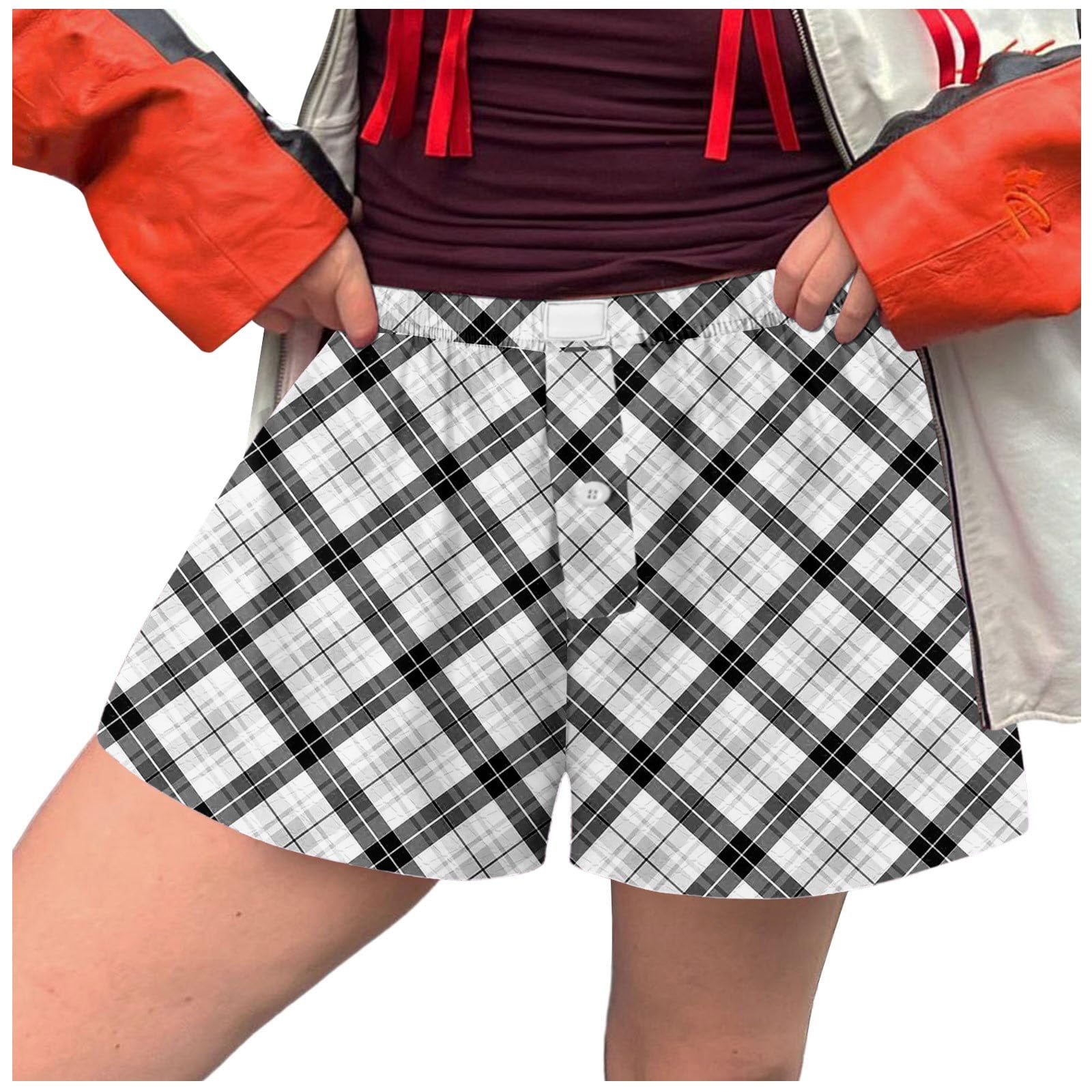 Himmake Beach Shorts for Women Bike Shorts Womens Plus Size Shorts