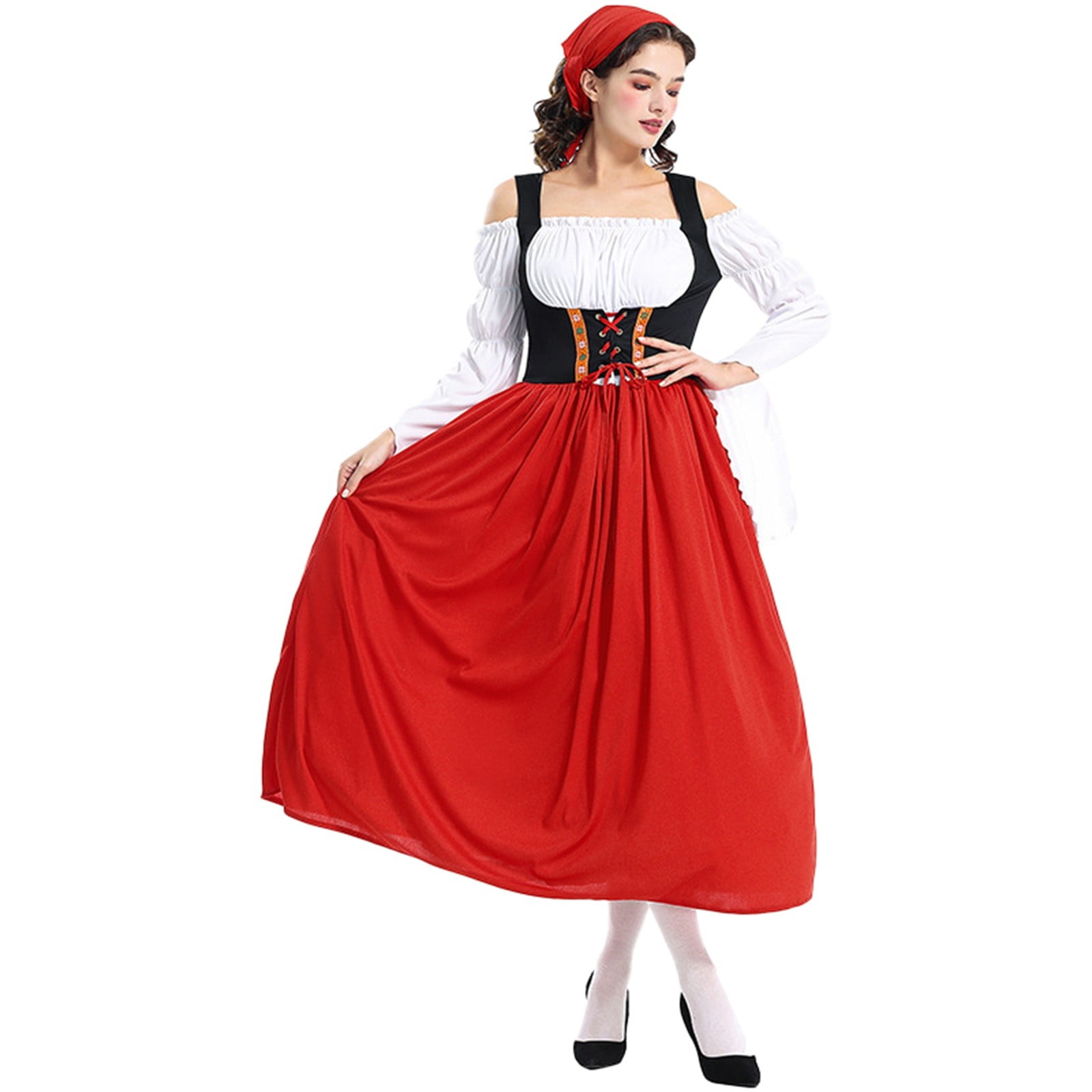 Himmake Farm Adult Dirndl Dress For Oktoberfest Parent Child ...
