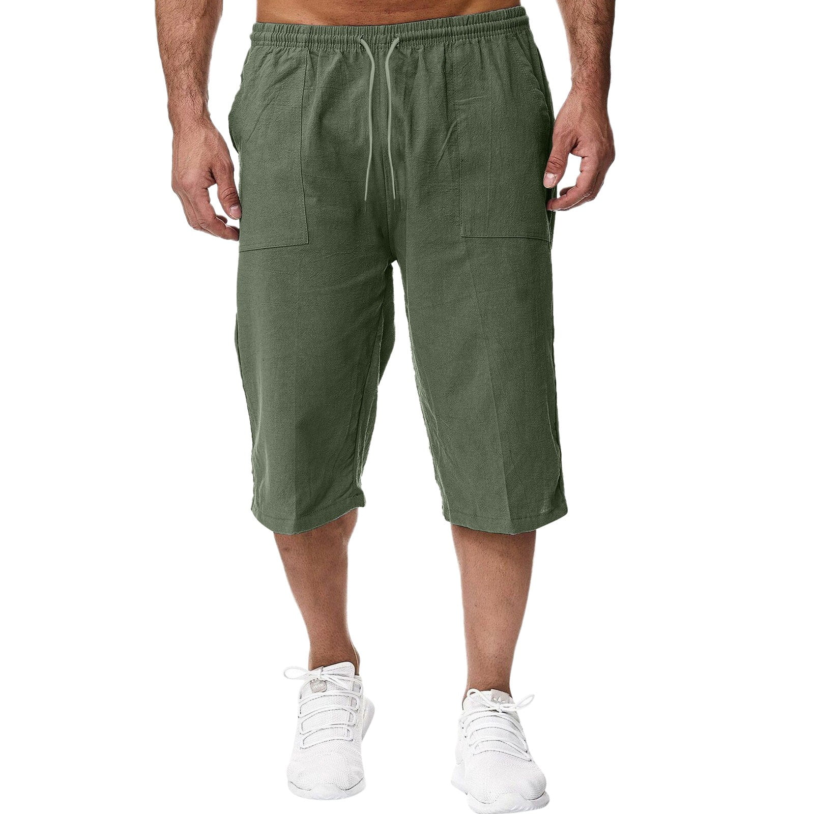Himmake Men Cargo Pants Clearance Outdoor Straight Type Relaxed Fit