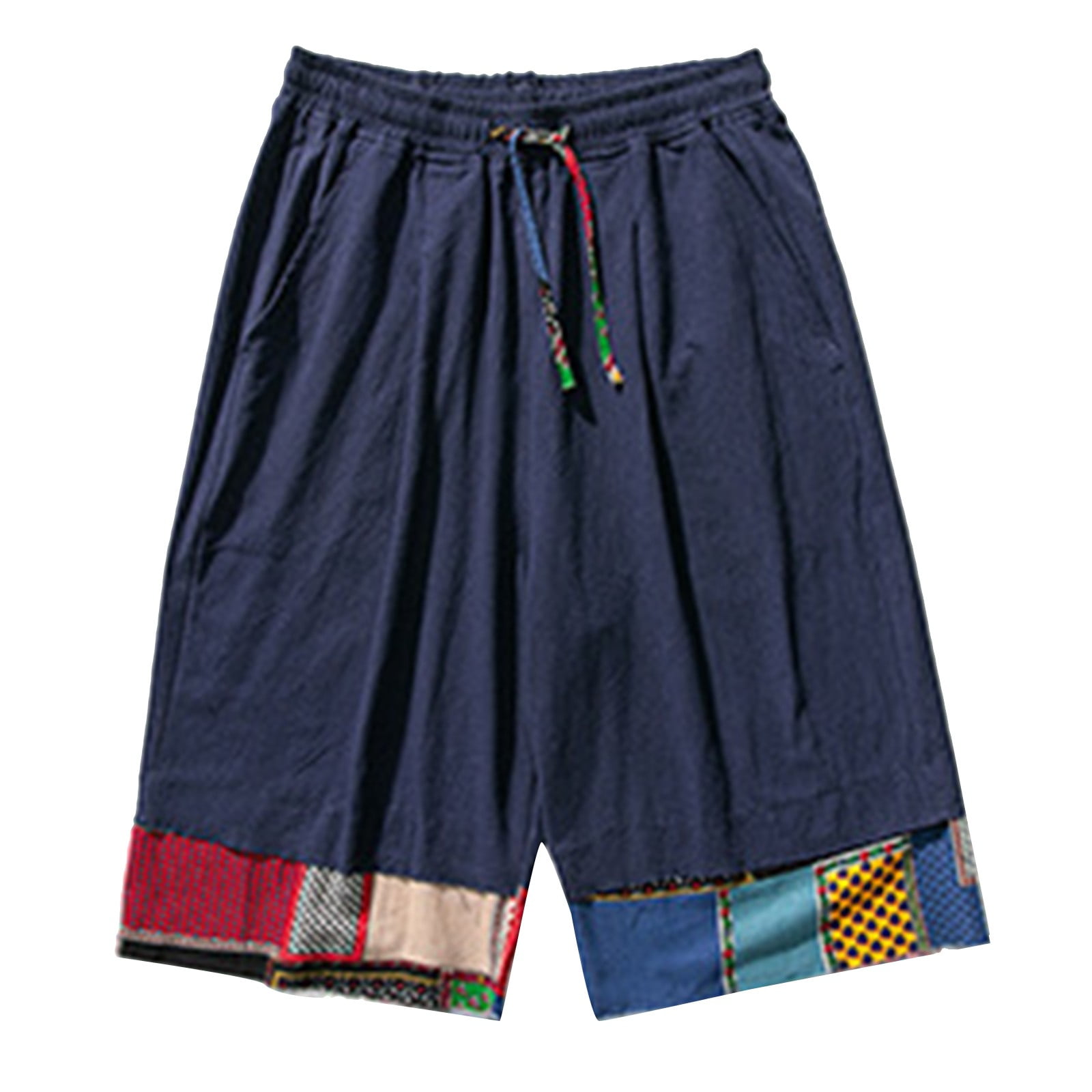 Himmake Men Cargo Work Pants Summer Plus Size Yoga Beach Shorts