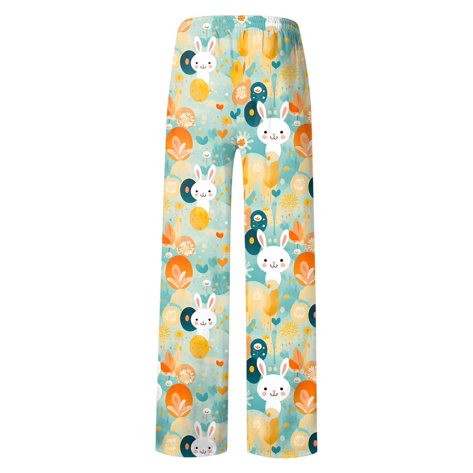 Himmake Mens Cargo Pants With Pockets Men's Easter Fashion 3D Printed