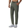Himmake Men's Cotton Linen Pants Men's Hiking Pants Travel Cargo Pants