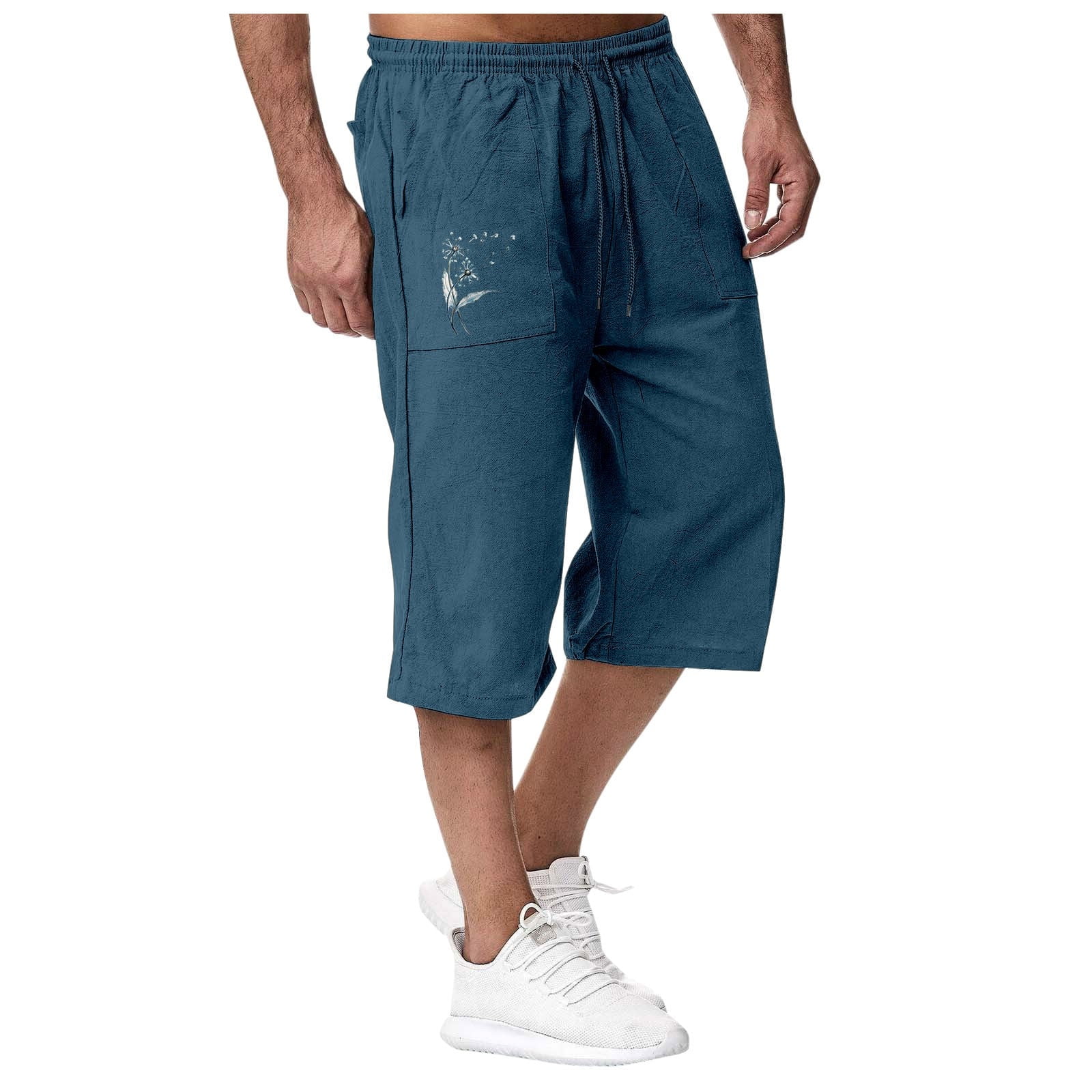 Himmake Men's Cotton Linen Pants Jogging In Spring And Summer Relaxing