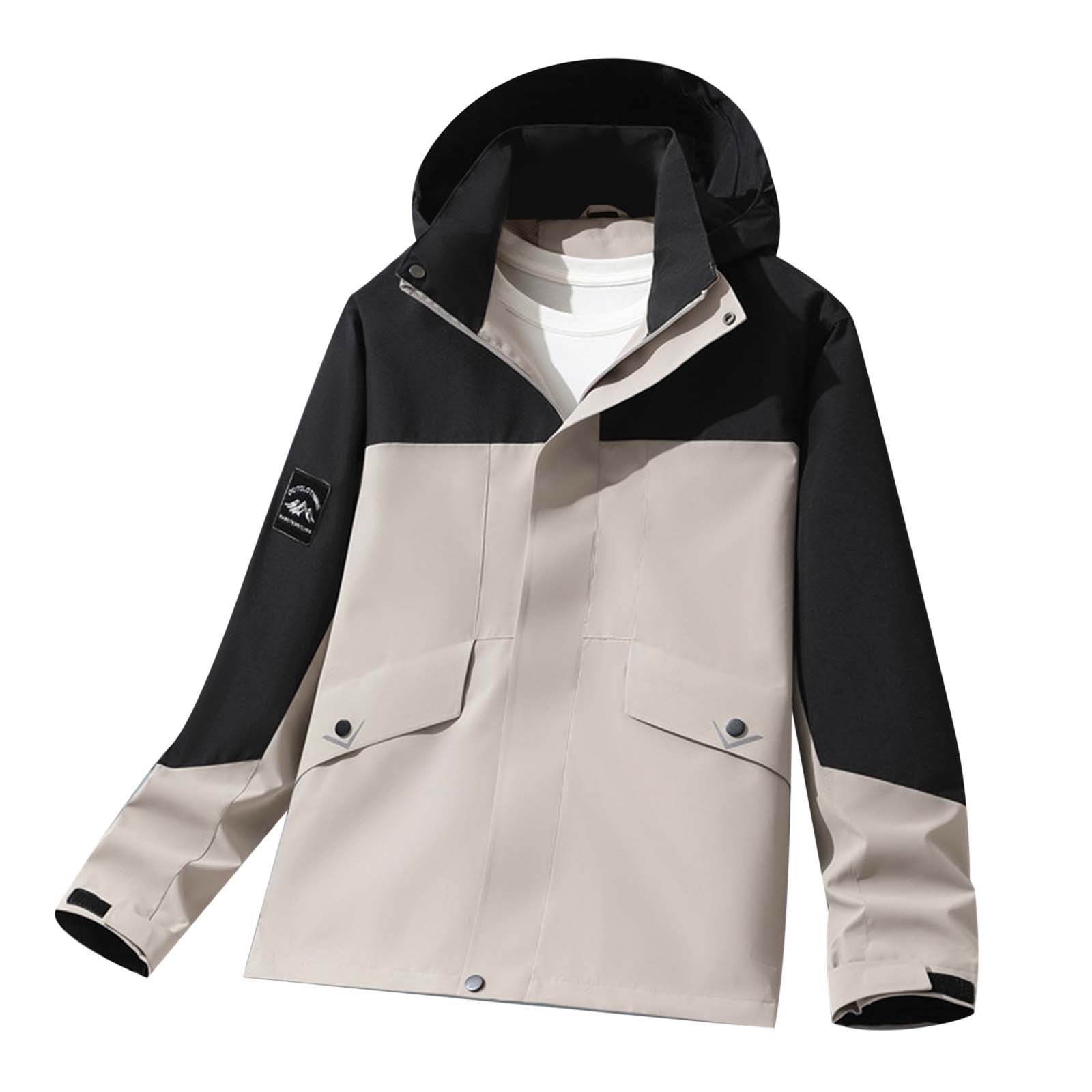 Himmake Men's Spring And Autumn Leisure Outdoor Climbing Wear Hardshell Jacket Jacket