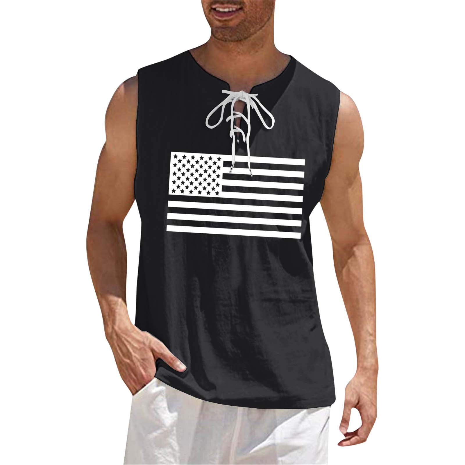 Himmake Mens Athletic Shirts Undershirts Black Undershirts Men