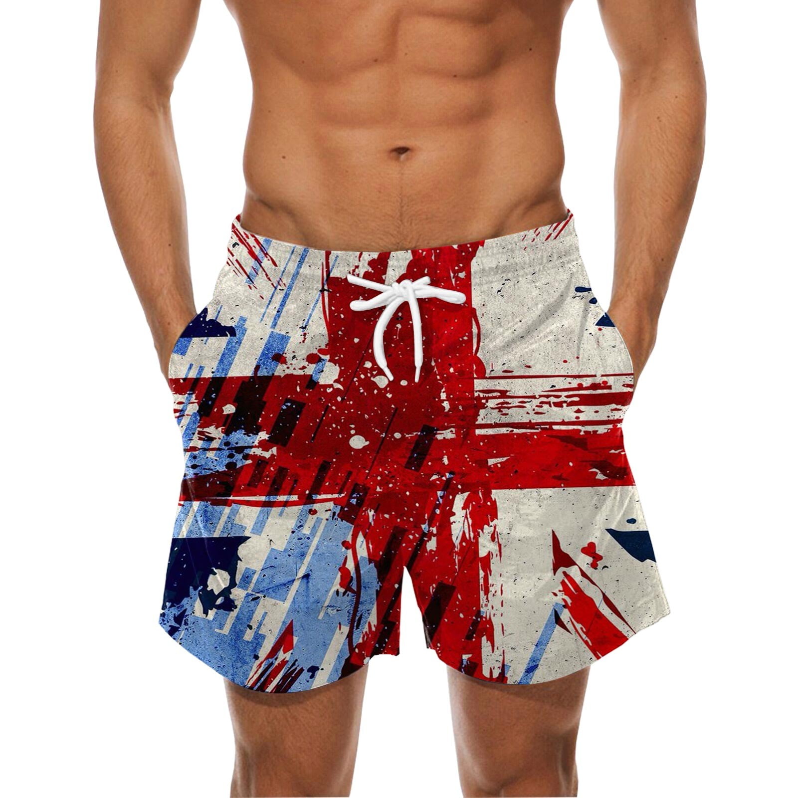 Himmake Summer Shorts for Men Bathing Suit Shorts Mens Long
