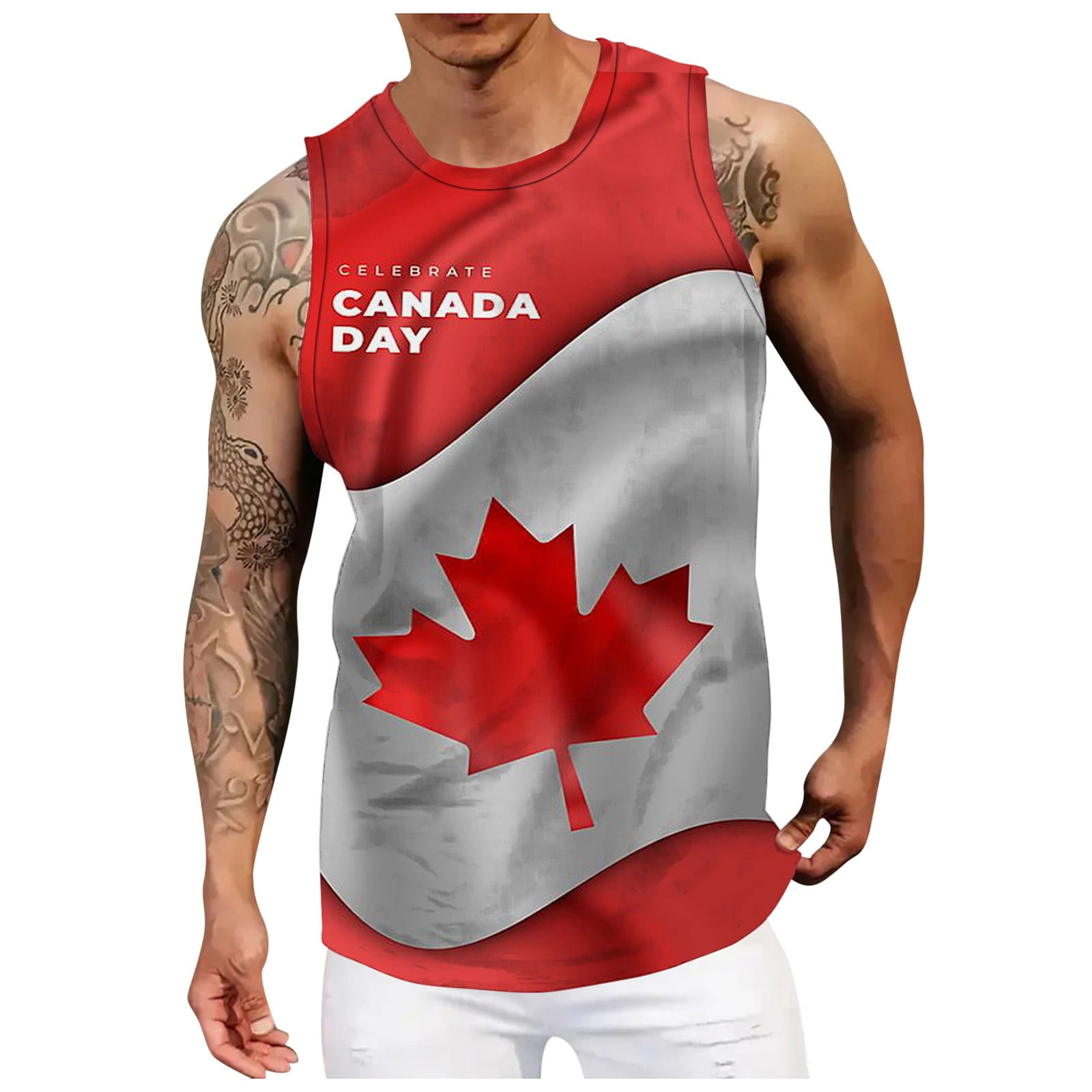 Himmake Mens Tank Tops White Undershirts For Men Xl Tall Men's Tshirts Mens Clearance Clothing