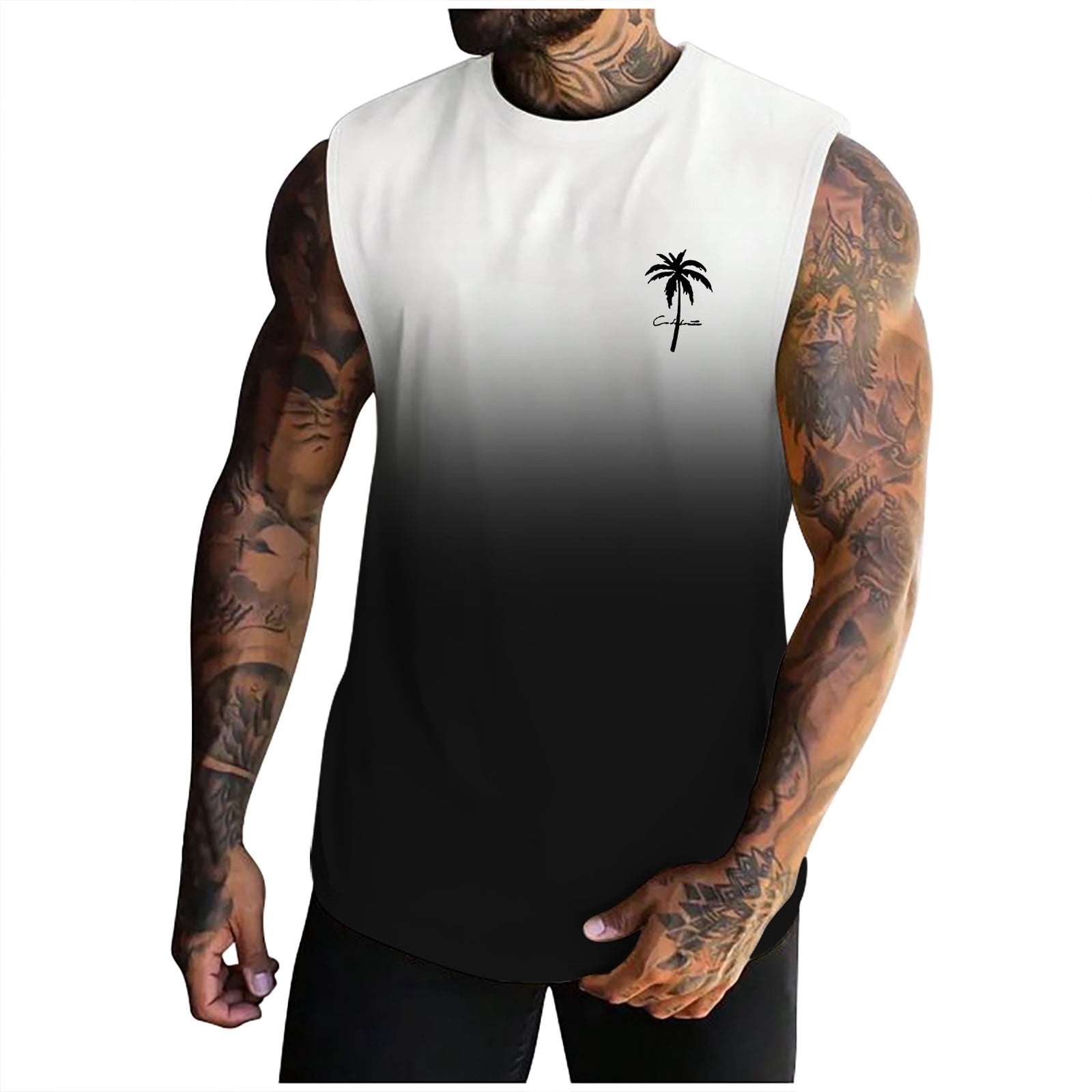 Himmake Mens Undershirt Tank Tops Men 3XL T Shirts For Men Big And