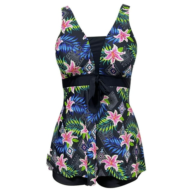 Himmake Plus Size Two Piece Swimsuit Womens Two Piece Bathing Suits ...