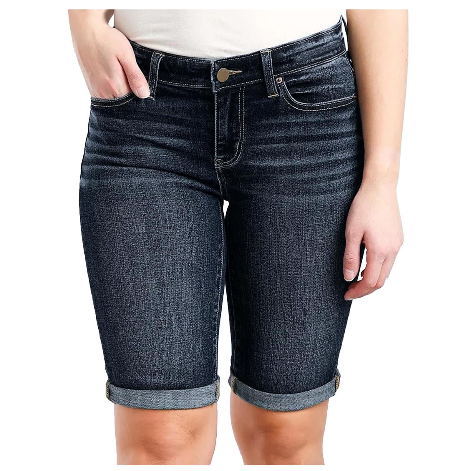 Himmake Stretchy Shorts for Women - Womens Pull On Shorts Womens Black ...