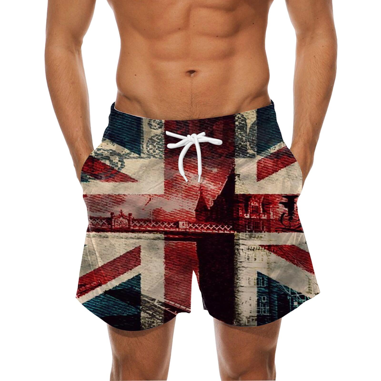 Himmake Swim Trunks for Men Big Mens Swim Trunks Long Shorts for Men