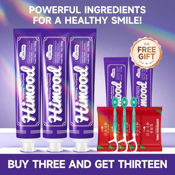 Himood Clean Antibacterial Enamel-Safe Bad Breath Toothpaste Iced Mint, 100g