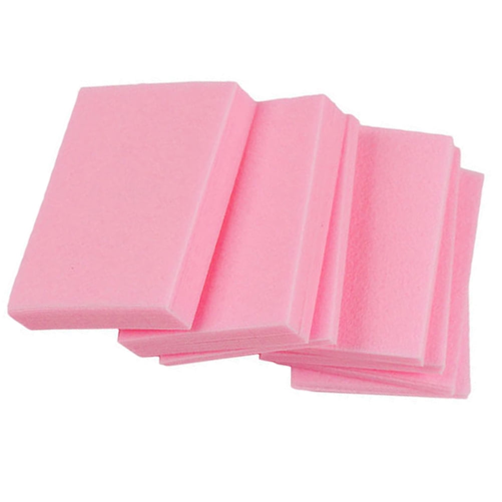 Hims 100 Pcs Disposable Lint Free Nail Polish Remover Cotton Pads
