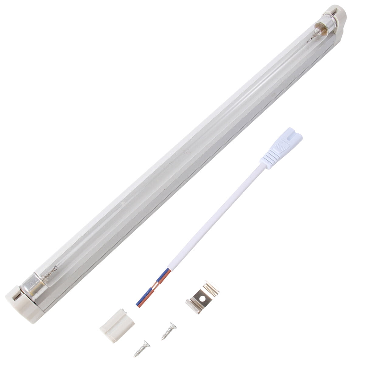 Hims 10W Germicidal Sterilizer UV LED Lamp Portable Ultraviolet Light Ozone Generator Disinfection Bar Tube (110V120V Without Plug T5-10W)