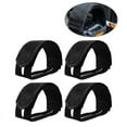 Hims 4 Pcs Lightweight Bike Pedal Straps For Fixed Gear Bike (Black