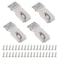 Hims 4 Pcs Padlock Hasp Lock Latch Stainless Steel Security Door Clasp