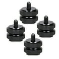 Hims 4PCS 1/4 Inch20 Tripod Screw Adapter Flash Hot Shoe Mount for