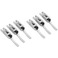 Hims 6 Pcs Vintage Locked String Saddles Electric Guitar Tremolo Bridge