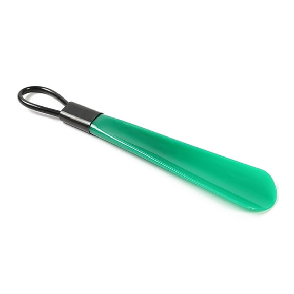 Plastic Shoe Horn with Convenient Strap for Men, Women, and Kids - Assorted Colors Available