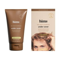 Hims Under Cover Hair Color & Conditioner for Men Semi Permanent Blends Grays, Light Brown, 5 fl oz