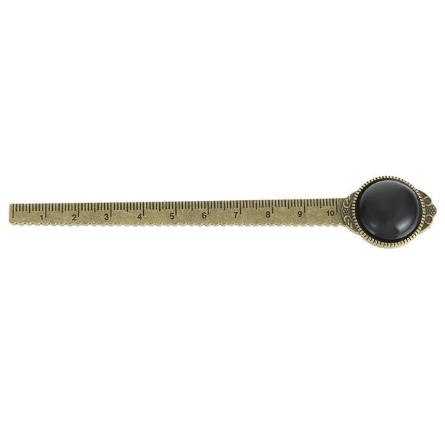 Hims Zinc Alloy Book Mark Ruler Book Mark Retro Book Marker Paper Label ...