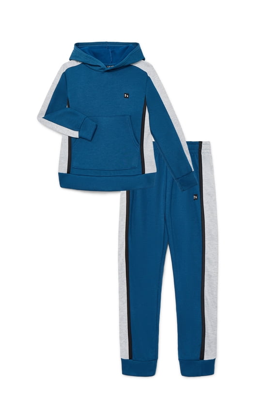 Little and Big Boys Athletic Fleece Hoodie and Jogger Pants Set, 2-Piece, Sizes 4-16