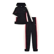 Hind Little and Big Boys Athletic Fleece Hoodie and Jogger Pants Set, 2-Piece, Sizes 4-16