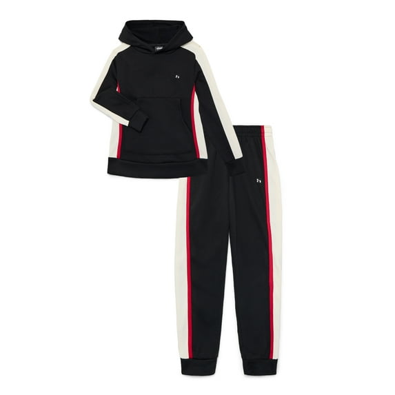 Hind Little and Big Boys Athletic Fleece Hoodie and Jogger Pants Set, 2-Piece, Sizes 4-16