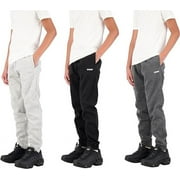 Hind Boys 3-Pack Fleece Jogger Sweatpants