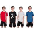 thumbnail image 1 of Hind Boys 4 Pack Active T Shirts Size 5-16, 1 of 3