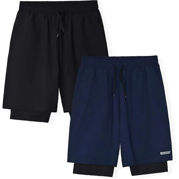 Hind Boys Active 2 Pack Compression Short Size 8-16