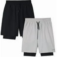thumbnail image 1 of Hind Boys Active 2 Pack Compression Short Size 8-16, 1 of 3