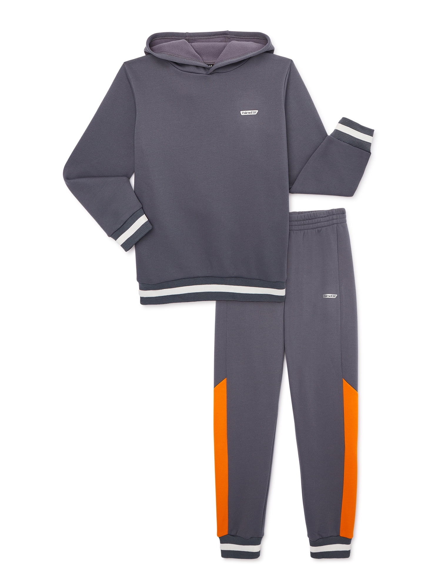 Hind Boys Active Fleece Hoodie and Joggers 2-Piece Set, Sizes 4-12