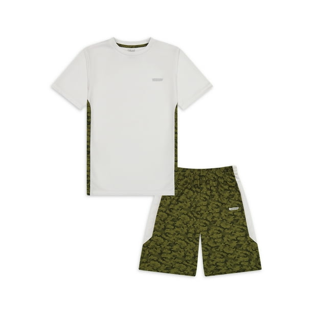 Hind Boys Activewear 2 Piece Tee and Short Set, Sizes 412