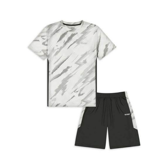 Hind Boys Activewear 2 Piece Tee and Short Set, Sizes 4-12