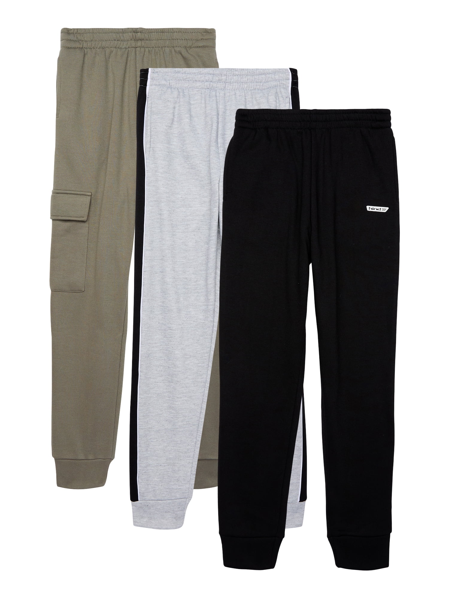 Hind Boys Activewear Joggers, 3Pack, Sizes 416